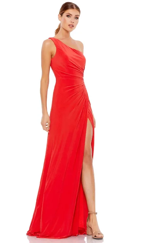 Mac Duggal 26163 - One Shoulder Sequin Dress with Slit