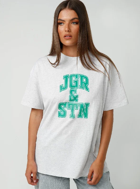 Jagger & Stone Oversized Tee Grey