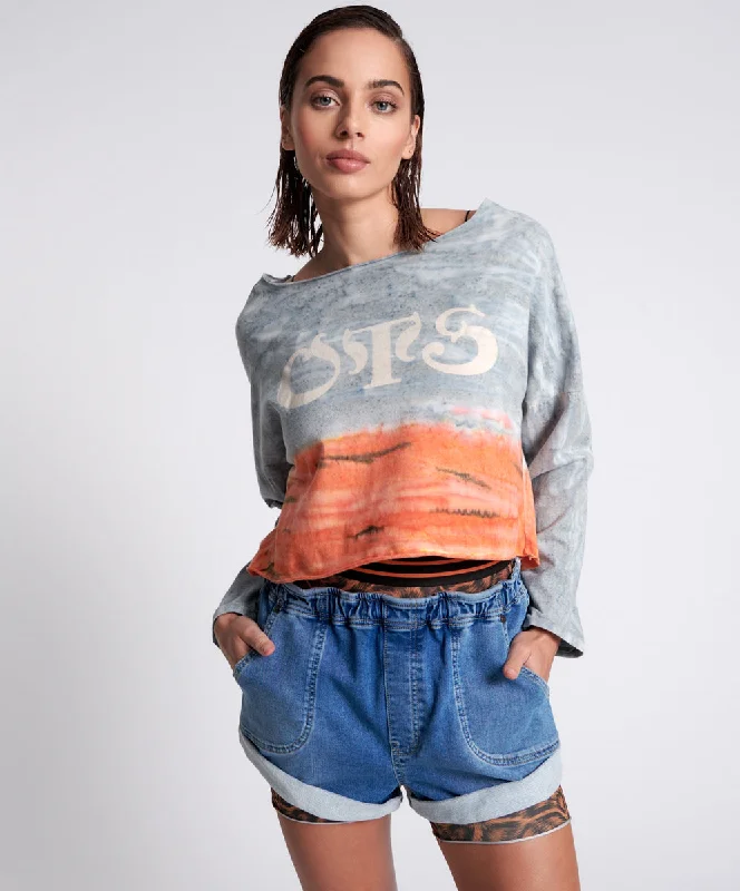 OTS ORGANIC RUMBLE CROPPED LONGSLEEVE TEE