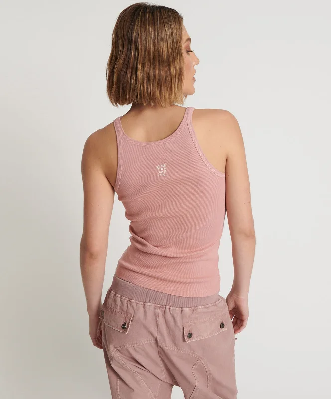 BLUSH BAMBOO LOGO SINGLET