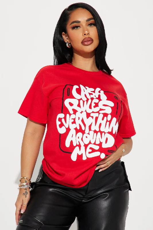 Cash Runs The World Tee - Red