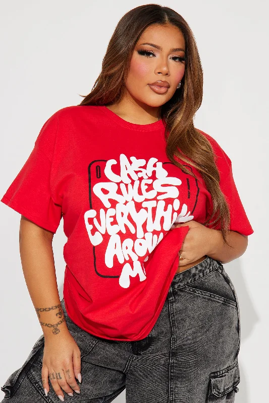 Cash Runs The World Tee - Red