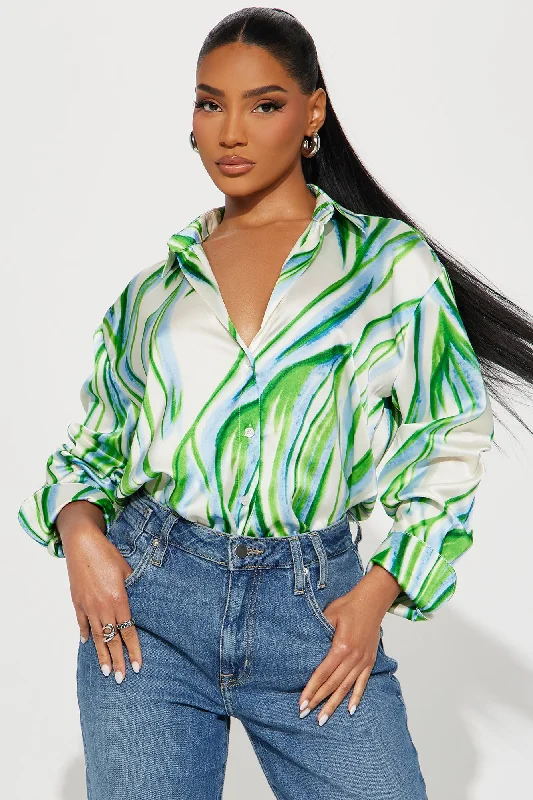 Pacifica Shirt - Green/combo