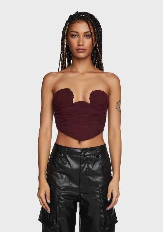 Power Plays Corset Top