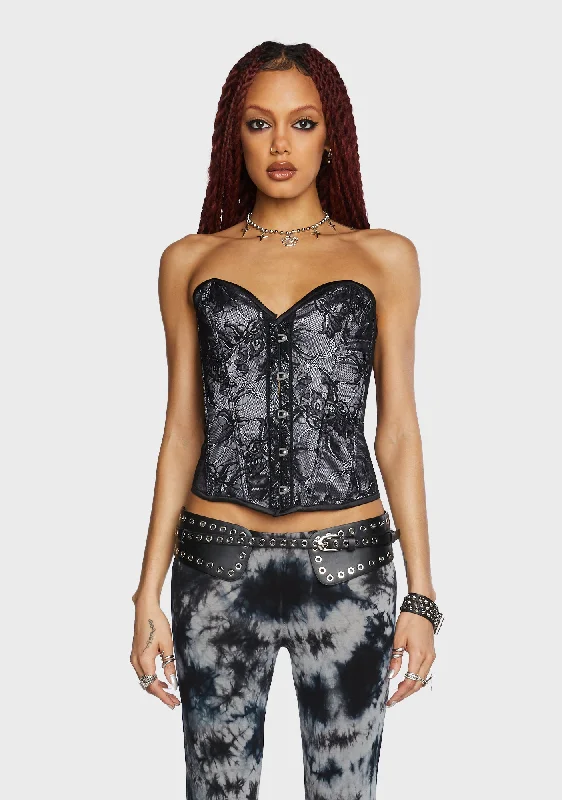 Spell Check Corset Top