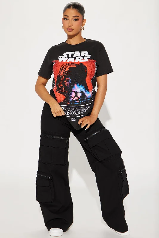 Star Wars Luke Vs Vader Graphic Tee - Black