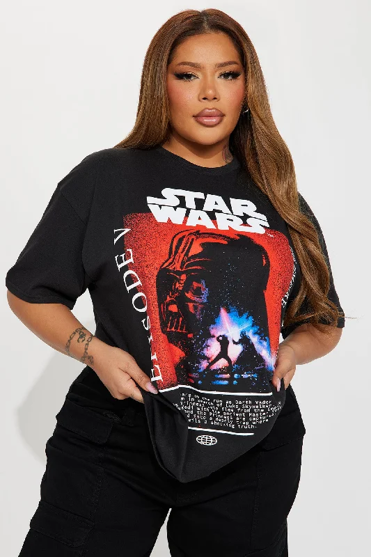 Star Wars Luke Vs Vader Graphic Tee - Black