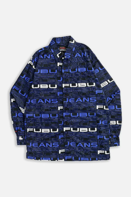 Vintage Fubu Collared Shirt - M