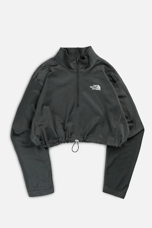 Rework North Face Crop Fleece Sweater - XL